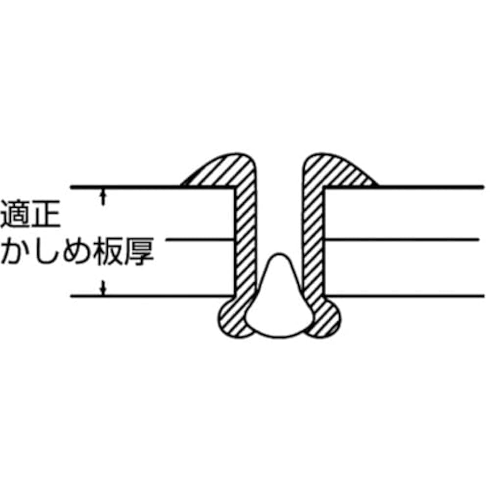 Amazon.co.jp: エビ ブラインドリベット(1000本入) ステンレス
